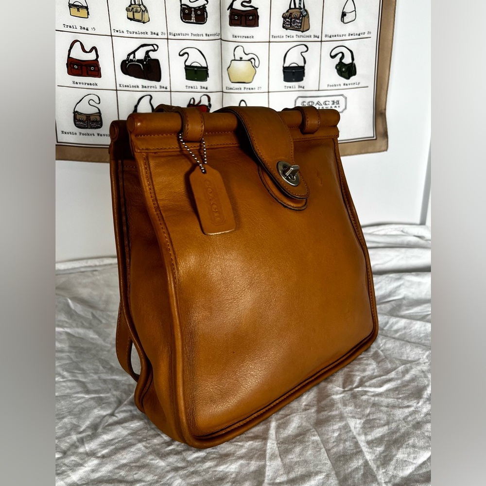 Vintage COACH British Tan Weston Shopper Tote Bag 9021 — Rare 2000 - Picture 2 of 15